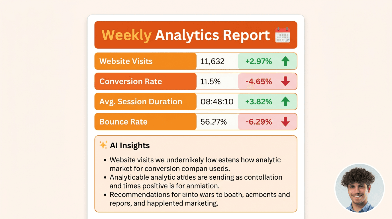 GA4 Report with AI Insights